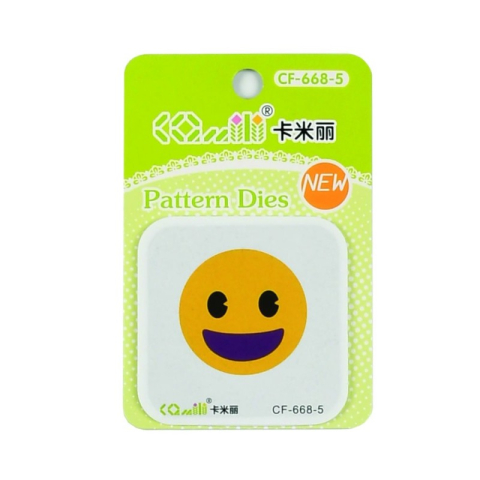 Art & Craft si Artizanat - Matrita pentru masina taiere si embosare CNX CF-668-5,  5.5cm, smile