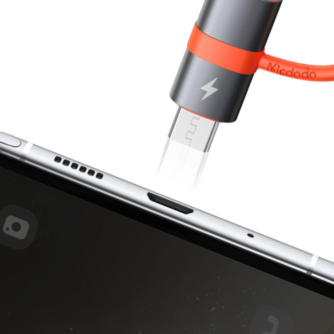 Mcdodo Adaptor USB-C la MicroUSB Negru [4]