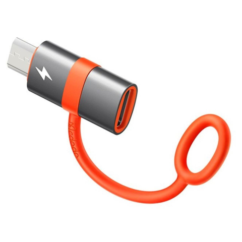 Laptop, Tablete & Telefoane - Mcdodo Adaptor USB-C la MicroUSB Negru