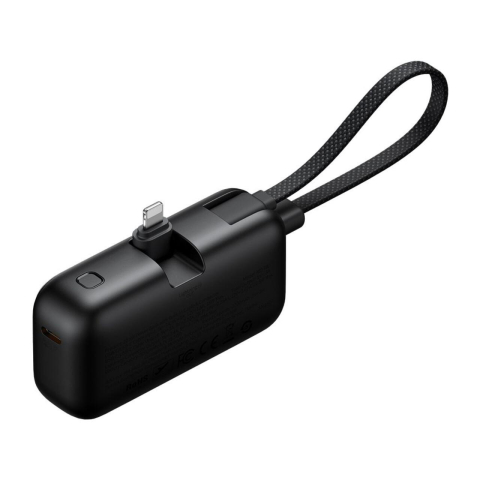 Mcdodo Baterie Externa FreeKit Series 5000mAh, 22.5W, cablu și Connector Lightning Negru [0]