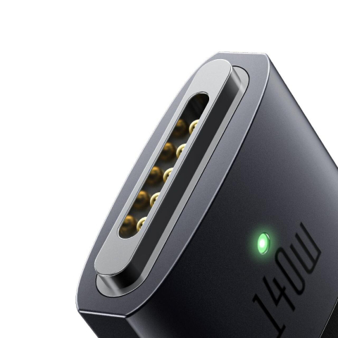 Mcdodo Cablu pentru MacBook Pro 16 inch (2021/2023), MacBook Air (2022), MacBook Pro 14 inch (2021/2023) Type-C la MagSafe 3, Fast Charger 140W, Indicator LED, 2m, Negru [1]