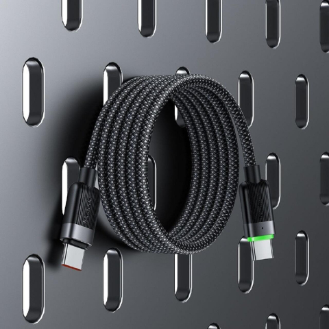 Mcdodo Cablu Type-C la Type-C 60W, Fast Charging, Self-Winding Series 1.2m Negru [3]