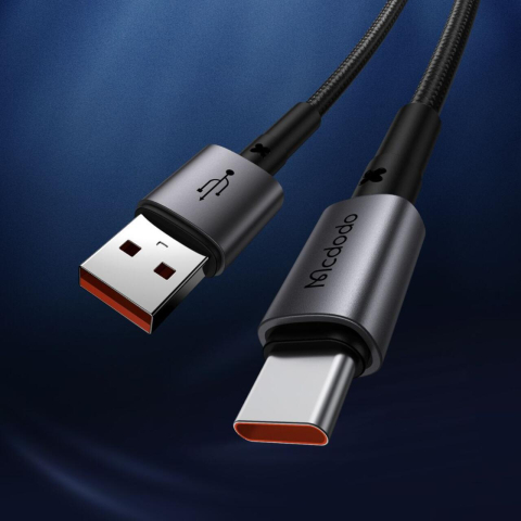Mcdodo Cablu USB-A la Type-C 100W, PD Fast Charging, 3A, 1.2m, Negru [4]