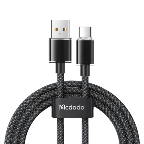 Mcdodo Cablu USB-A la Type-C Fast Charging, 100W, 1.2m, Negru [5]