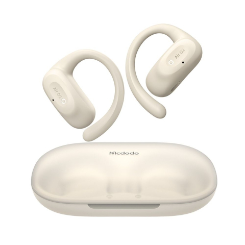Mcdodo Casti Bluetooth Wireless Open-Ear OWS Air O2 Series, Design ergonomic, Bej [5]