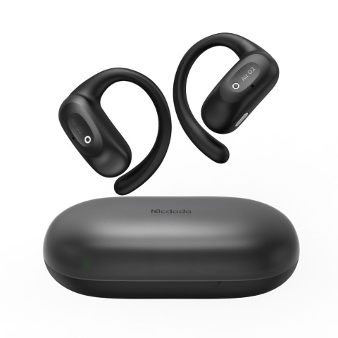 Mcdodo Casti Bluetooth Wireless Open-Ear OWS Air O2 Series, Design ergonomic, Negru [5]