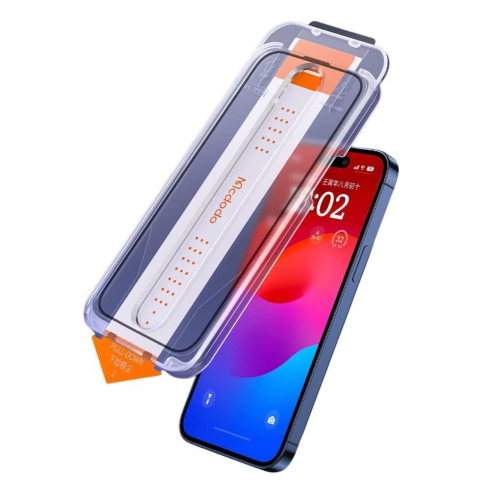Mcdodo Folie Sticla iPhone 15 Plus Transparent [3]