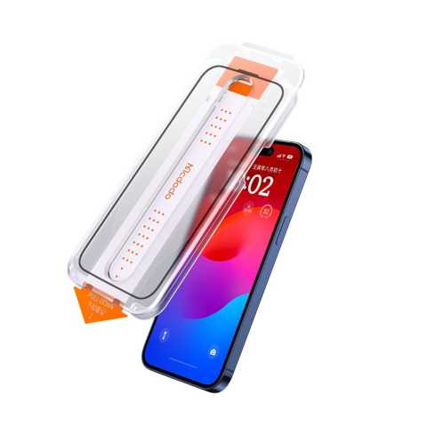 Mcdodo Folie Sticla iPhone 15 Pro Transparent [4]