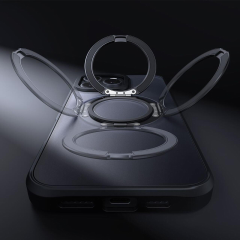 Mcdodo Husa Mata MagSafe iPhone 16 Pro Max cu suport Negru [5]