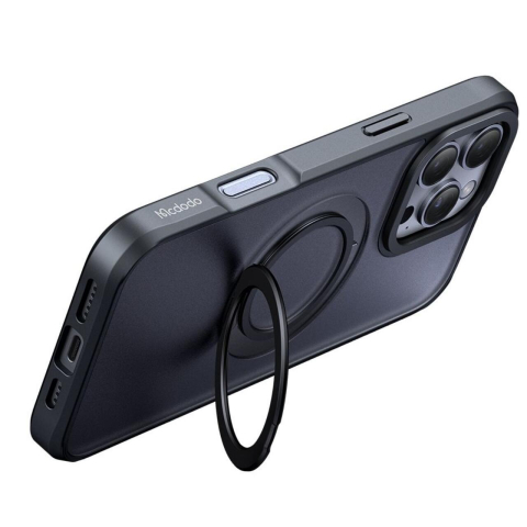 Mcdodo Husa Mata MagSafe iPhone 16 Pro Max cu suport Negru [10]