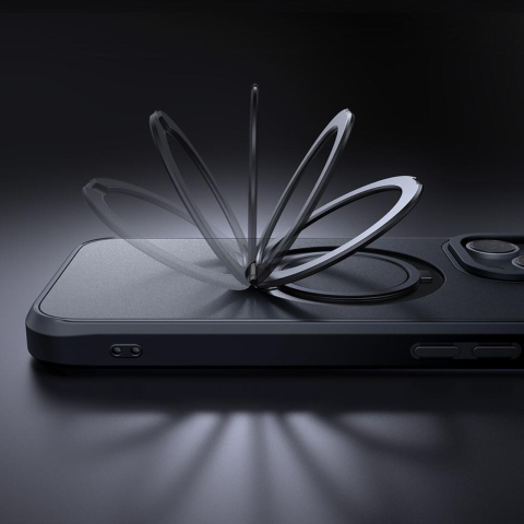Mcdodo Husa Mata MagSafe iPhone 16 Pro Max cu suport Negru [9]