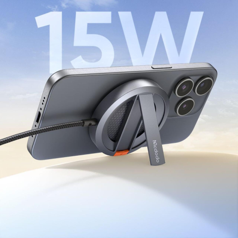 Mcdodo Incarcator wireless Magnetic, Suport, 15W, 1m Gri [2]