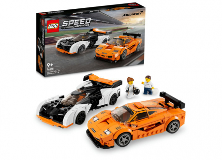 LEGO Speed Champions - McLaren Solus GT și McLaren F1 LM, varsta de la 9 ani la +15 ani