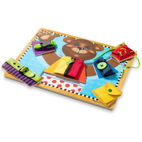 Melissa and doug set de joaca abilitati de baza din lemn copii varsta 3 ani - 7 ani [3]