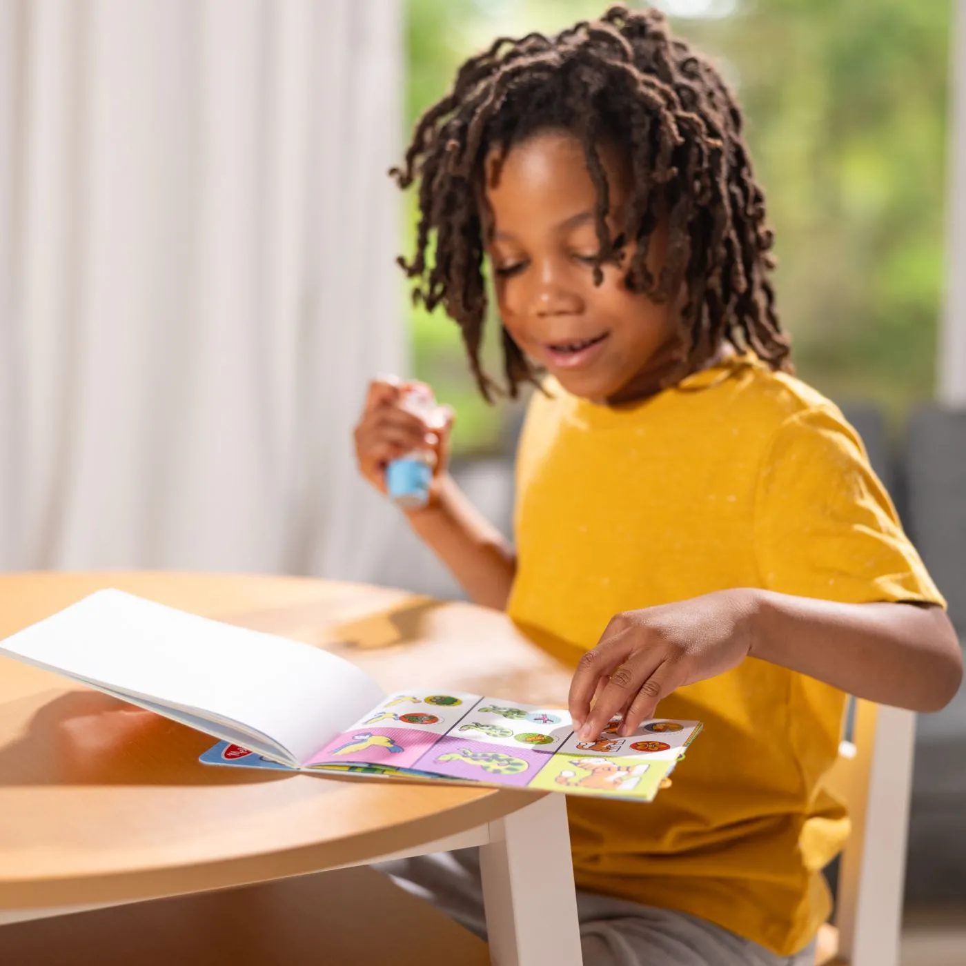 Melissa and doug set de joaca autocolante si stampila reincarcabila tigru, copii 3 ani pana la 7 ani [4]