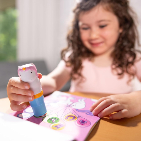 Melissa and doug sticker wow set de joaca autocolante si stampila unicorn copii 3 ani - 11 ani [6]