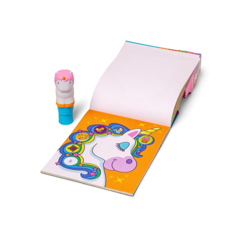 Melissa and doug sticker wow set de joaca autocolante si stampila unicorn copii 3 ani - 11 ani [10]