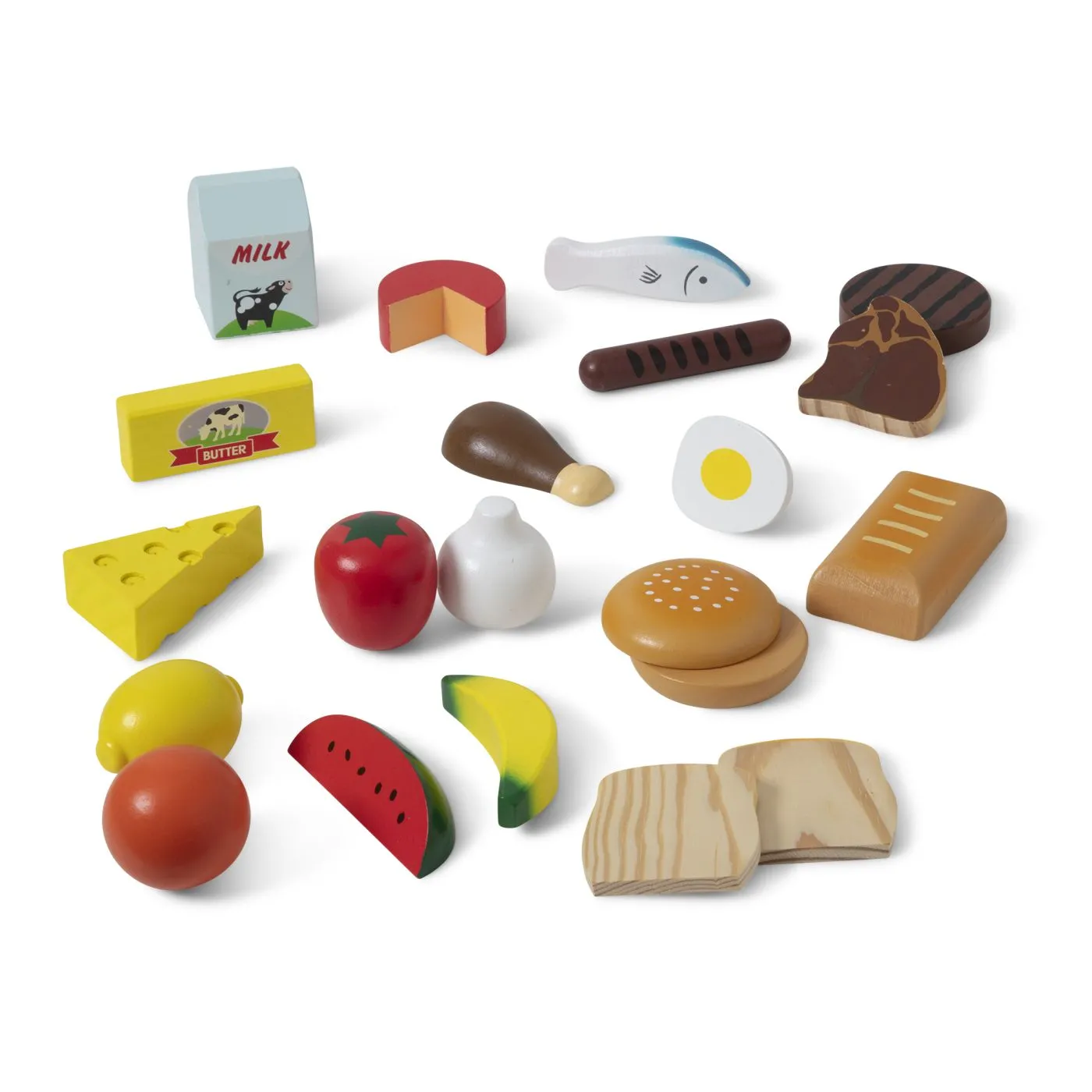 Melissa si doug set de joaca din lemn produse alimentare, copii varsta 2 ani pana la 6 ani [1]