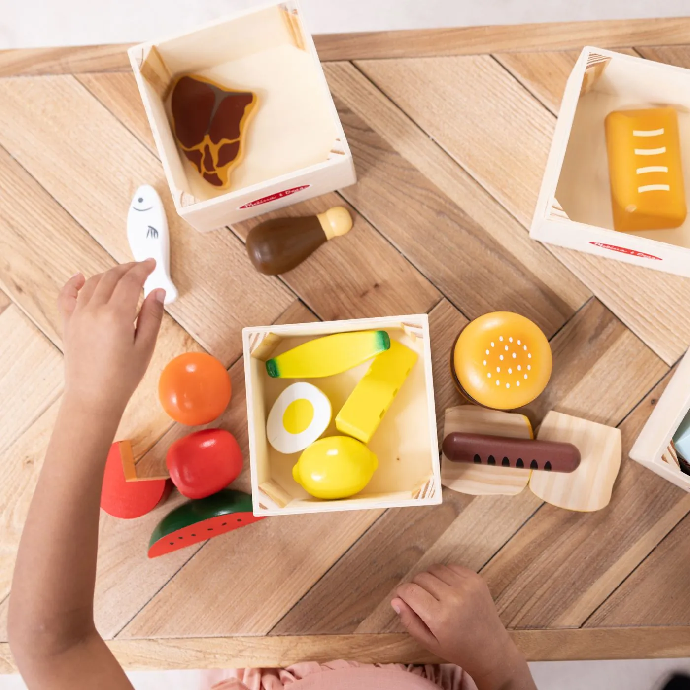 Melissa si doug set de joaca din lemn produse alimentare, copii varsta 2 ani pana la 6 ani [7]