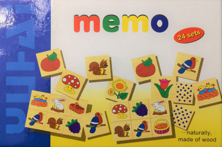 Joc MEMO - joc educativ pentru memorie si asociere, 24 piese. [0]