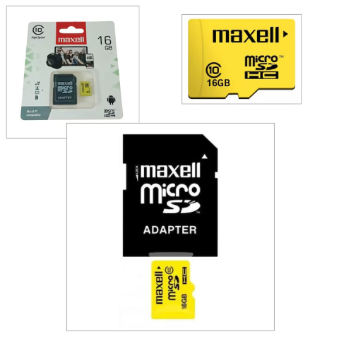 Memorie micro sdhc 16gb cls10 cu adaptor maxell [2]