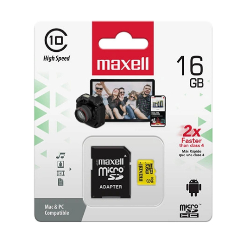 Alte Accesorii IT - Memorie micro sdhc 16gb cls10 cu adaptor maxell