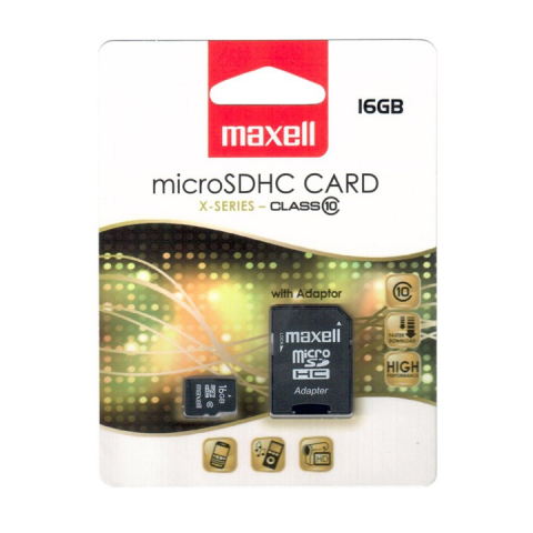 Alte Accesorii IT - Memorie micro sdhc 16gb cls10 cu adaptor maxell