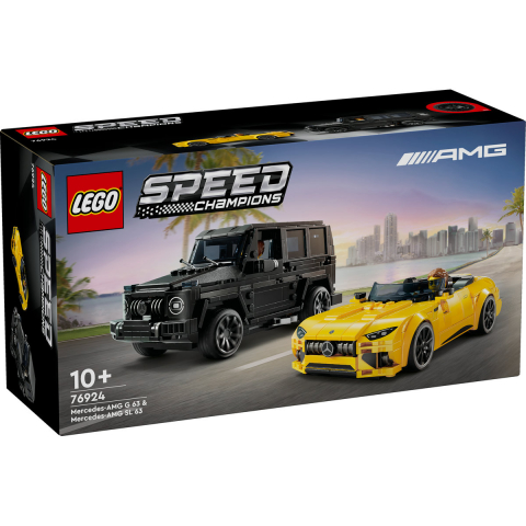 LEGO Classic - Mercedes-AMG G 63 si Mercedes-AMG SL 63 cod lego 76924, varsta de la 10 ani la +15 ani