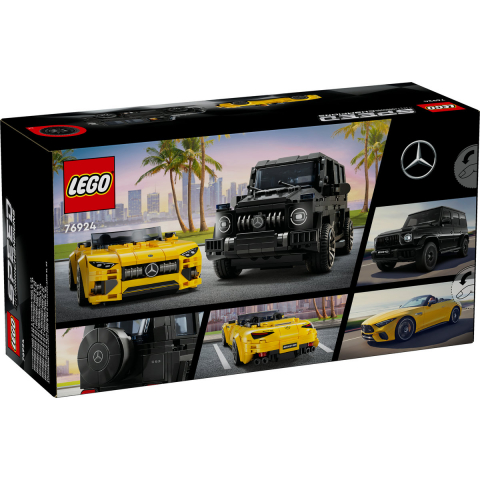 Mercedes-AMG G 63 si Mercedes-AMG SL 63 cod lego 76924, varsta de la 10 ani la +15 ani [1]
