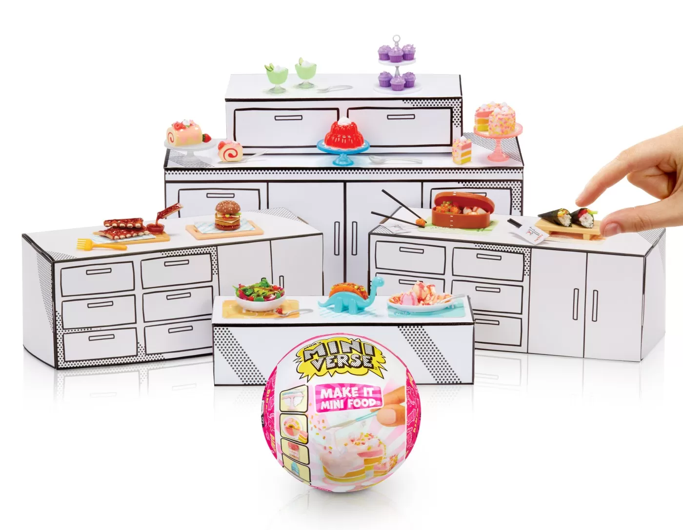 Mgaγçös miniverse mini food diner s3 set surpriza, varsta de la 8 ani la +15 ani [3]