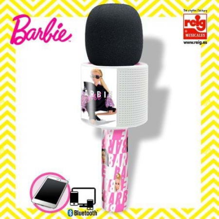 Jucării și Jocuri pentru copii - Microfon cu conexiune bluetooth, Barbie