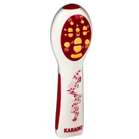 Jucării și Jocuri pentru copii - Microfon Karaoke si Carte cu Lectii de Muzica pentru Copii, 20 Cantece si Ritmuri Distractive, Varsta 3 Ani+