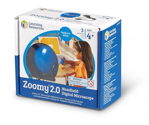 Jucării și Jocuri pentru copii - Microscop digital Zoomy 2.0 (albastru)