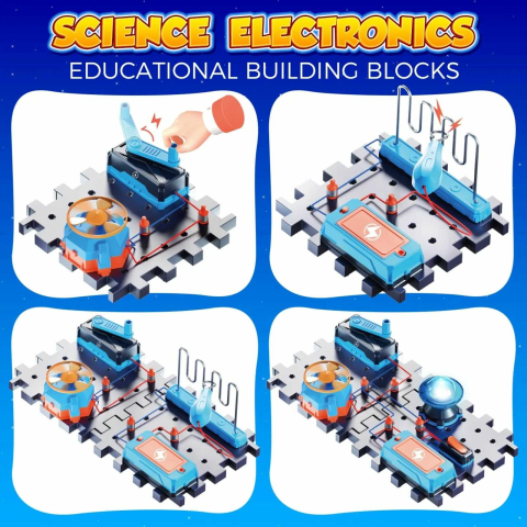 Set STEM electrician copii 8 ani+, Little Electrical Engineer, circuite electrice [1]