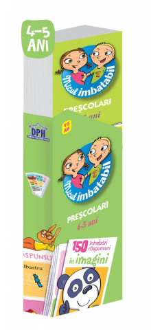 Cărți Educative, Activități - Micul Imbatabil - Intrebari si raspunsuri - 4-5 ani prescolari