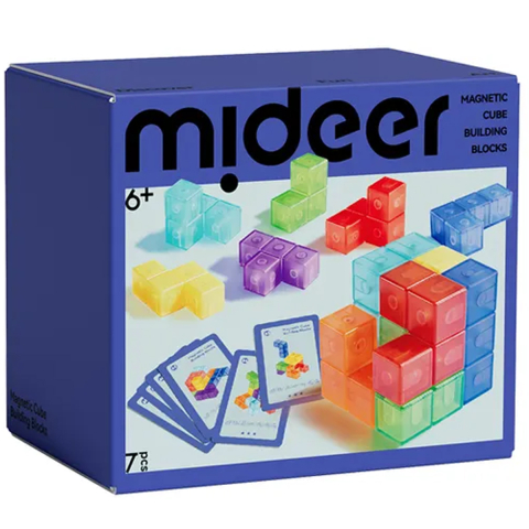 Jucării și Jocuri pentru copii - mideer Magnetic Cube Building Blocks