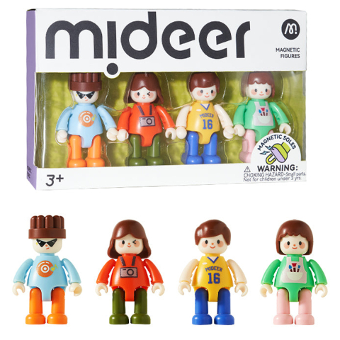 Jucării și Jocuri pentru copii - mideer Magnetic Figures-My Friends