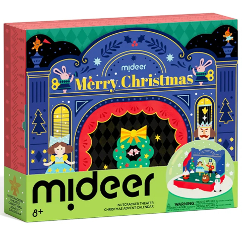 Jucării și Jocuri pentru copii - mideer Nutcracker Theater Christmas Advent Calendar