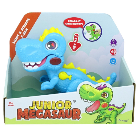 Jucării și Jocuri pentru copii - Mighty Megasaur - Dinozaur Junior cu lumini si sunete, diverse culori varsta 2-3 ani ,3-5 ani, Baieti
