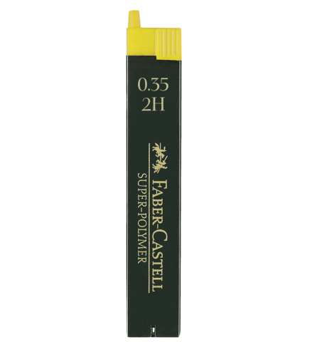 Rechizite Școlare - Mina creion 0.35mm 2h super-polymer faber-castell