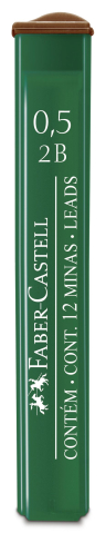Rechizite Școlare - Mina creion 0.5mm 2b polymer faber-castell