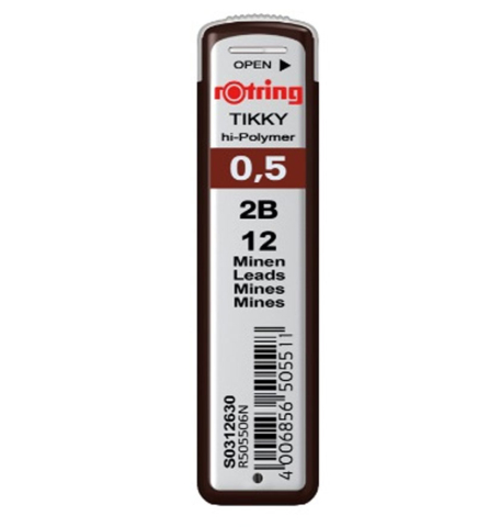 Rechizite Școlare - Mina creion 0.5mm 2b rotring