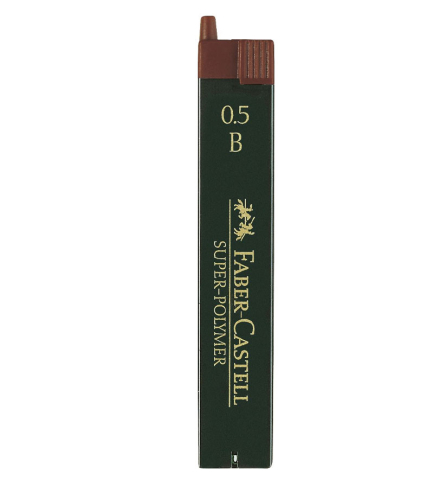 Rechizite Școlare - Mina creion 0.5mm b super-polymer faber-castell