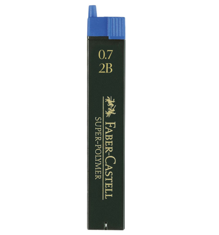 Rechizite Școlare - Mina creion 0.7mm 2b super-polymer faber-castell