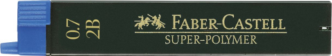 Mina creion 0.7mm 2b super-polymer faber-castell [1]