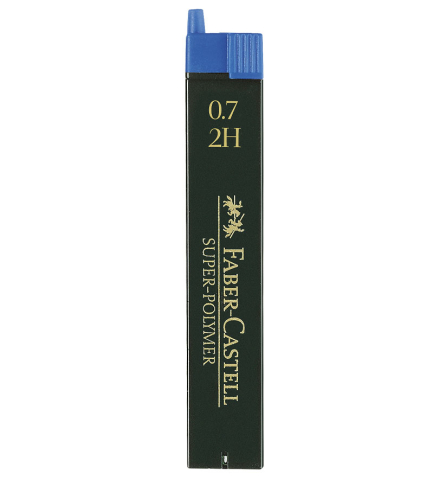 Rechizite Școlare - Mina creion 0.7mm 2h super-polymer faber-castell