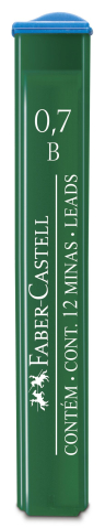 Rechizite Școlare - Mina creion 0.7mm b polymer faber-castell