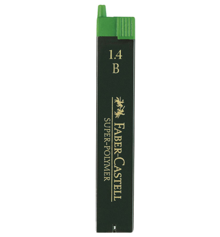 Rechizite Școlare - Mina creion 1.4mm b super-polymer faber-castell
