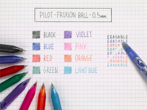 Mina roller 0.5mm albastru deschis 3/set frixion pilot [1]