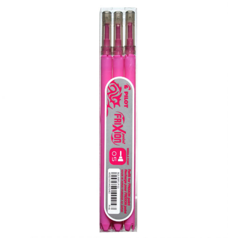 Rechizite Școlare - Mina roller 0.5mm roz point 3/set frixion pilot